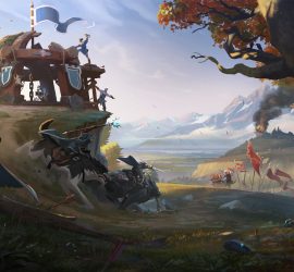 Los inicios de un templo siendo creado (Fuente: Albion Online)