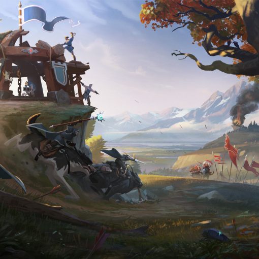 Los inicios de un templo siendo creado (Fuente: Albion Online)